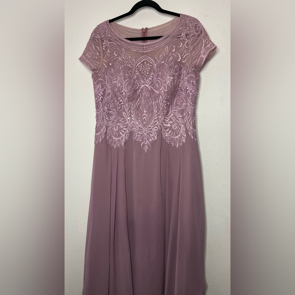 JJs House Lavender Embellished Sequin Accents Dress
